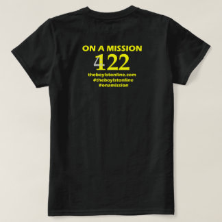 Camiseta "Rotulação amarela (vazia) do t-shirt de uma