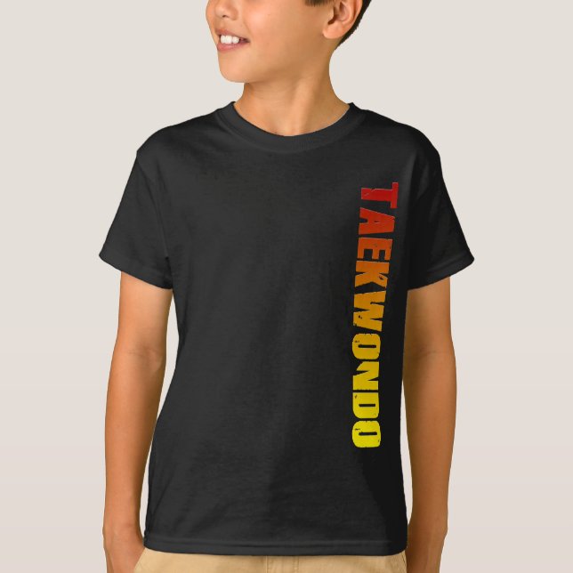 Camiseta Rotulação de Taekwondo (Frente)