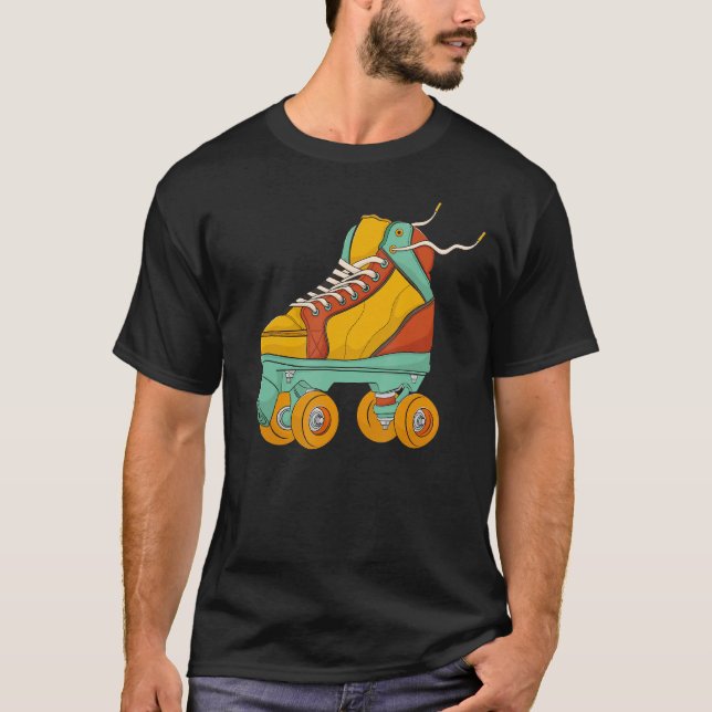 Camiseta Rotuleiros com rodas Calçados de rodas (Frente)