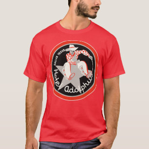 Camiseta Rótulo de Bagagem do Adolplus Dallas Texas