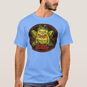 Camiseta Rótulo de Bagagens de Viagem de Souvenir, Defeito 
