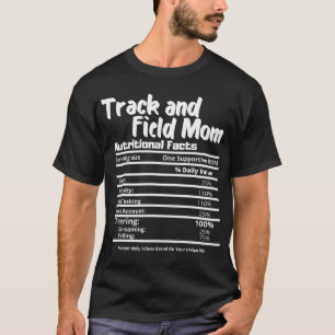 Camiseta Rótulo de Fato de Nutrição da Mãe de Rastreio e Ca