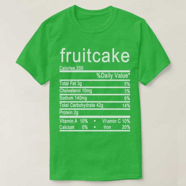 Camiseta Rótulo de Fatos Nutricionais (Frente do Design)