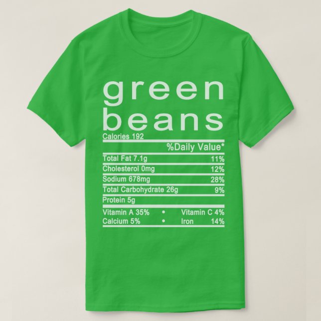Camiseta Rótulo de Fatos Nutricionais (Frente do Design)