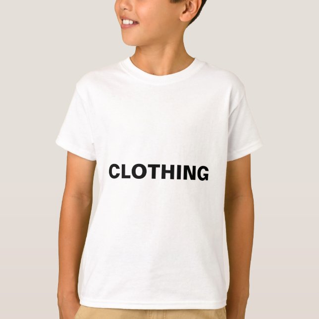 Camiseta Rótulo de Item Genérico (Frente)
