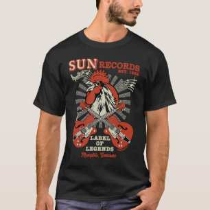 Camiseta Rótulo de Registros Sun de Legendas