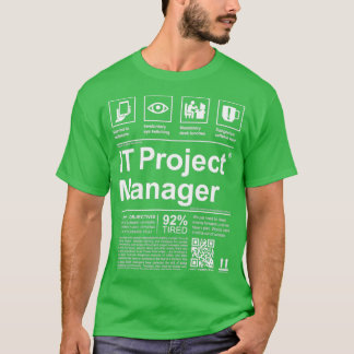 CAMISETA RÓTULO DO PROJECT MANAGER