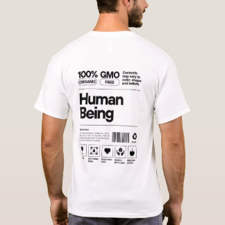 Camiseta Rótulo Engraçado do Ser Humano