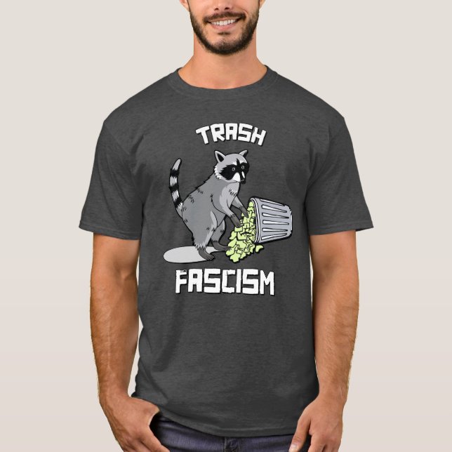 Camiseta Rótulo Retrocêntrico - Fascismo de Lixo (Frente)