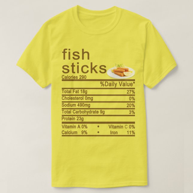 Camiseta rótulos dos peixes (Frente do Design)