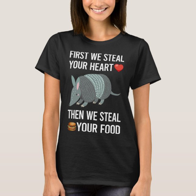 Camiseta Rouba seu coração Armadillo 29 (Frente)