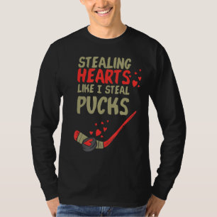 Camiseta Roubando Corações Como Se Eu Roubasse Pucks