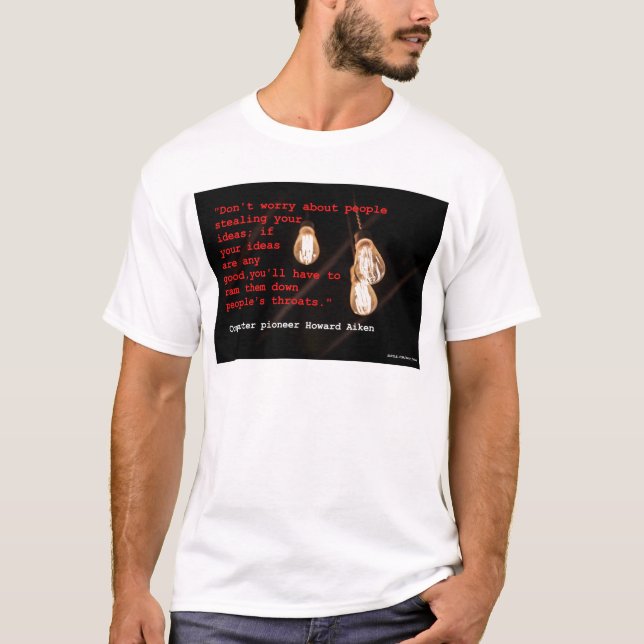 Camiseta Roubando ideias (Frente)