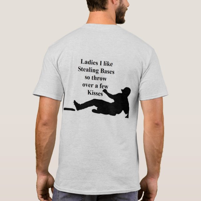 Camiseta Roubando o t-shirt das bases (Verso)