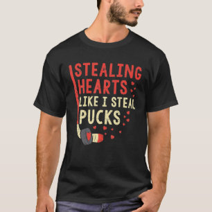 Camiseta Roubar Coração Como Se Roubasse Hockey Com Pucks