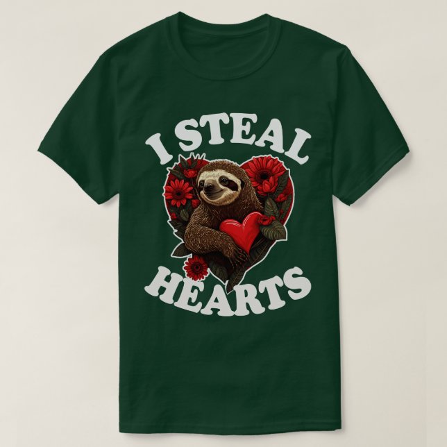 Camiseta Roubo Corações 2 (Frente do Design)