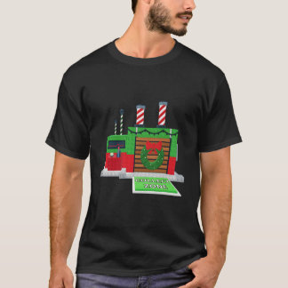 Camiseta Roubo de Natal do Fusível do Papai Noel Italiano B