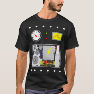 Camiseta Roubo De Roupa Robô Para Ventiladores Robôs Homens