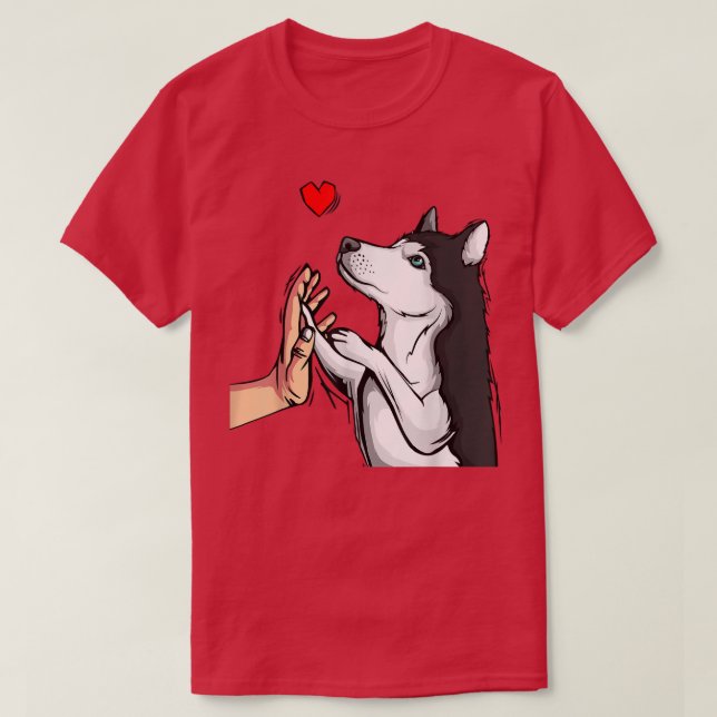 Camiseta Rouco Adora Cachorro Bonito Mãe Meninas  (Frente do Design)
