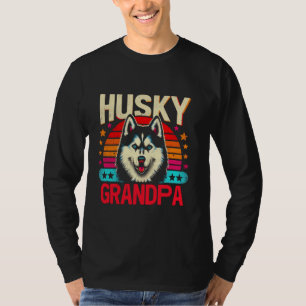 Camiseta Rouco Avô Siberian Husky Dog Pet For Men 2