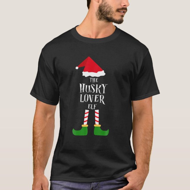 Camiseta Rouco Cachorro Lover Elf Natal Pajama Matando Famí (Frente)