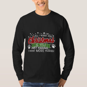 Camiseta Rouco Cachorro Tudo Que Quero No Natal É Você Brin