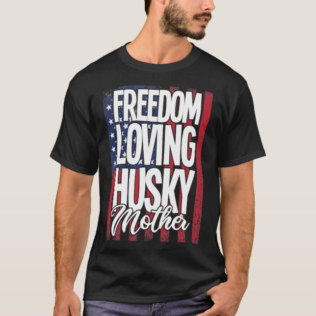 Camiseta Rouco Cão Liberdade Amando Mãe Rouco (Frente)
