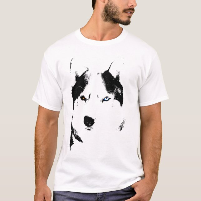 Camiseta Rouco das senhoras Camiseta de cão de lob (Frente)