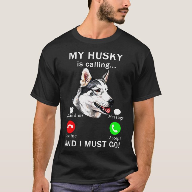 Camiseta Rouco E Eu Preciso Ir Cachorro (Frente)