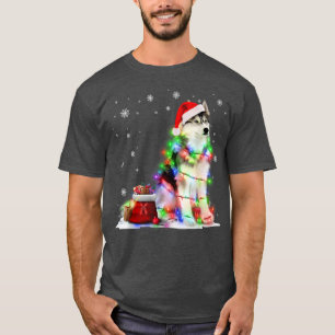 Camiseta Rouco Engraçado Árvore de Natal Luzes de Natal Xma