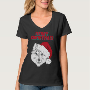 Camiseta Rouco Estilo de Natal Feliz 1