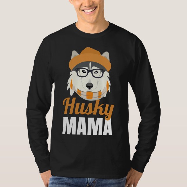 Camiseta Rouco Mãe Cachorro Proprietário Óculos De Chapéu M (Frente)