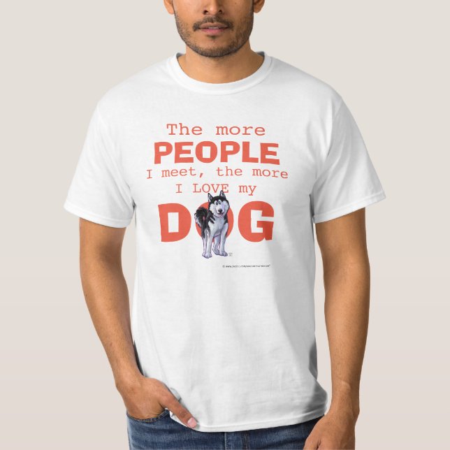 Camiseta Rouco mais pessoas, cão do amor (Frente)