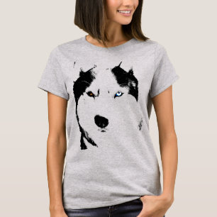 Camiseta rouco Malamute Rouco Cão Orgânico Cão-de-