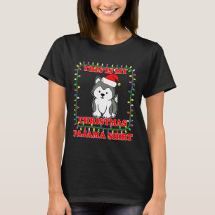 Camiseta Rouco Meu Este É Meu Pajama De Natal
