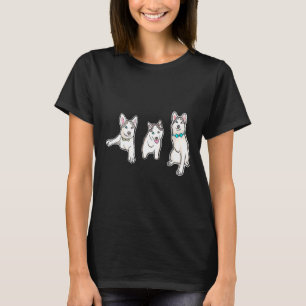Camiseta Rouco Pup Mochi De Três Legendas Adorável