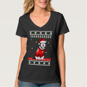 Camiseta Rouco Vestindo Árvore Santa Hat