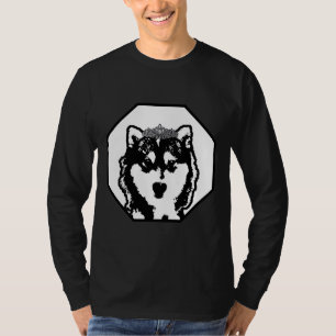 Camiseta Rouco Vestindo Tiara Cute Princess Dog Raça