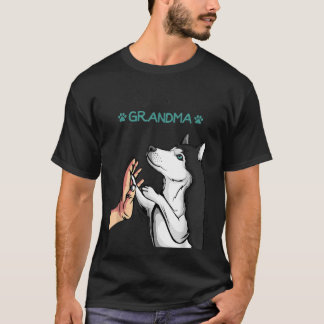 Camiseta Rouco Vovó Cachorro Mamãe Sobrevivente Mulheres