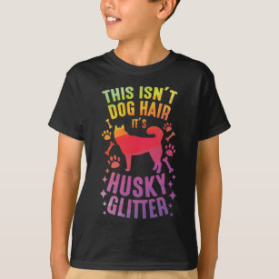 Camiseta roucos De Cabelo De Cachorro Siberianos