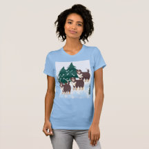 Roucos marrons em neve e inverno