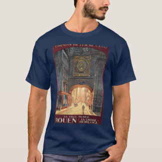 Camiseta Rouen Normandy France Vintage French Railway Trave