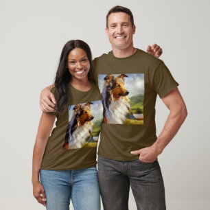 Camiseta Rough Collie Dog