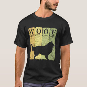 Camiseta Rough Collie Elementos de Mesa Periódicos Rough Co