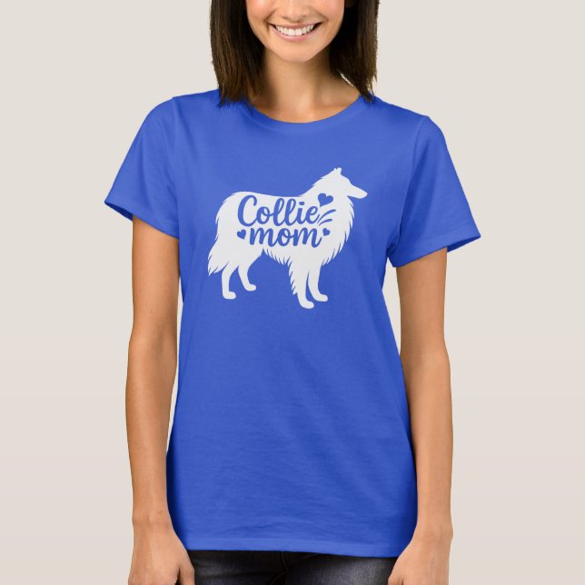 Camiseta Rough Collie Mãe (Frente)