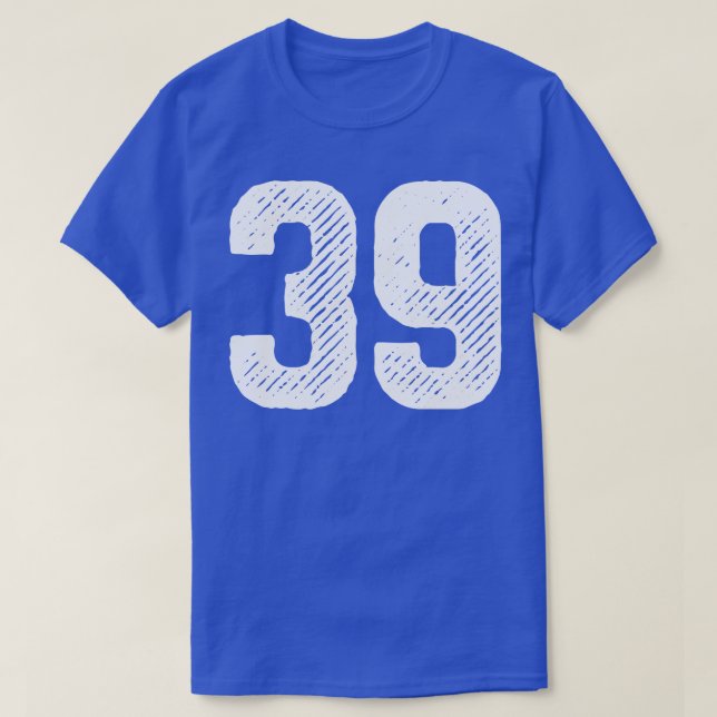 Camiseta Rough Number 39 1 (Frente do Design)