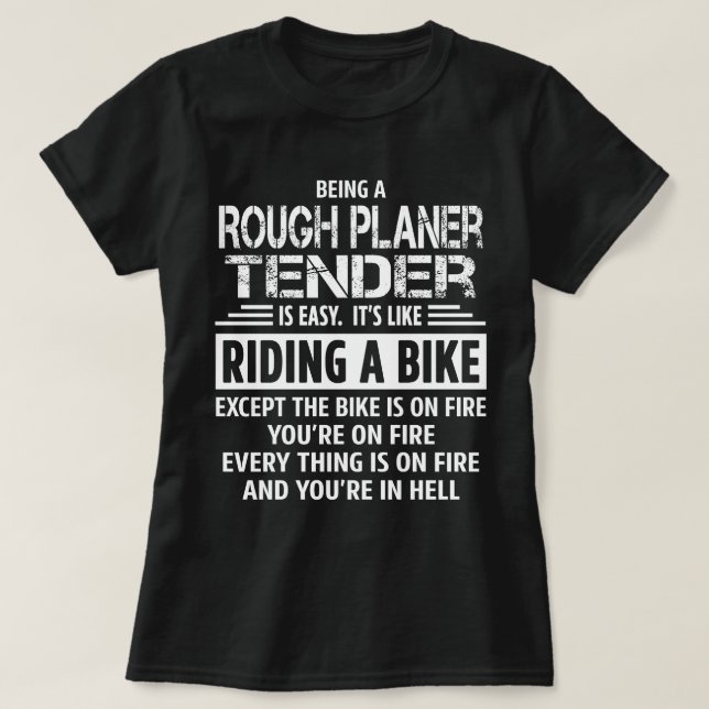 Camiseta Rough Planer Tender (Frente do Design)