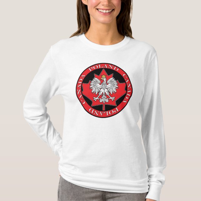 Camiseta Round Polônia Canada Leaf (Frente)