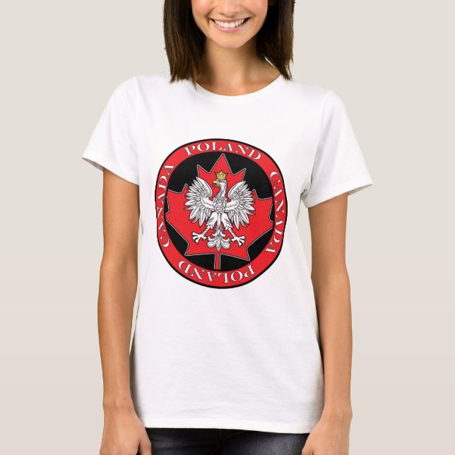 Camiseta Round Polônia Canada Leaf (Frente)