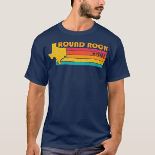 Camiseta Round Rock Texas Vintage angustiou Souvenir